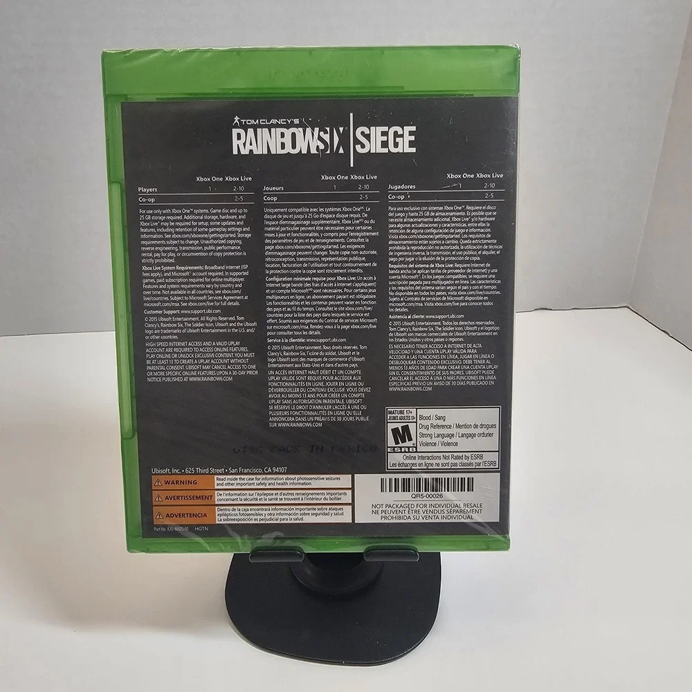 Tom Clancy's Rainbow Six‎ Siege (Xbox One, 2015)